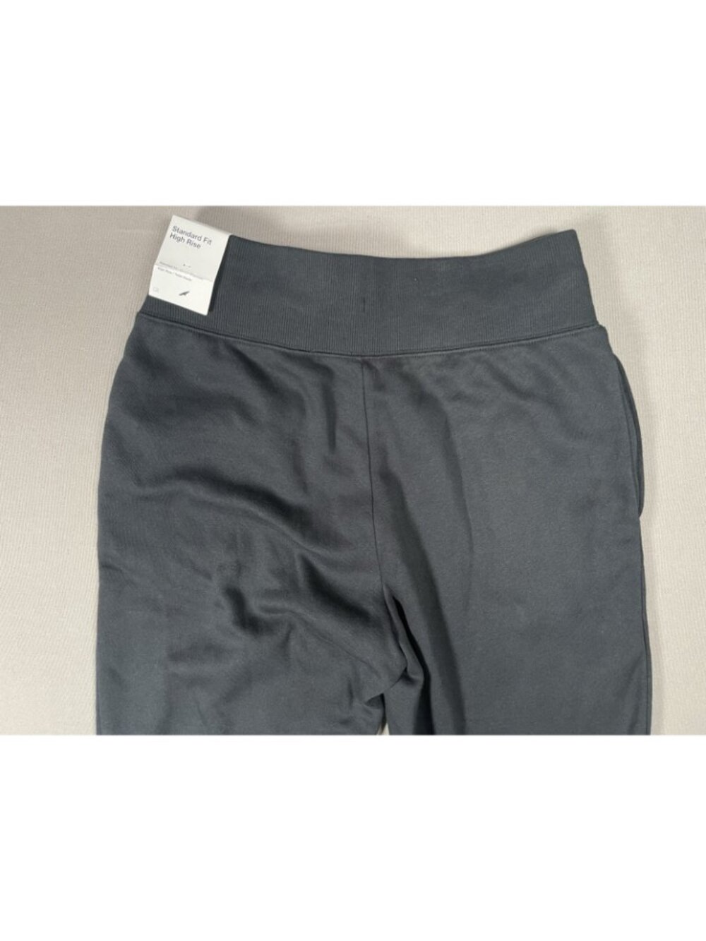 NWT Nike Phoenix High Rise Fleece Black Jogger Pants - Women Size Small X 30 - Picture 9 of 14